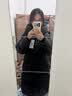 坦博尔羽绒服女中长款时尚休闲百搭保暖加厚连帽面包服530780D黑色160 实拍图