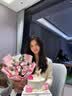 馨仪鲜花速递玫瑰向日葵康乃馨花束送女友老婆生日礼物同城配送 11朵粉玫瑰混搭花束 实拍图