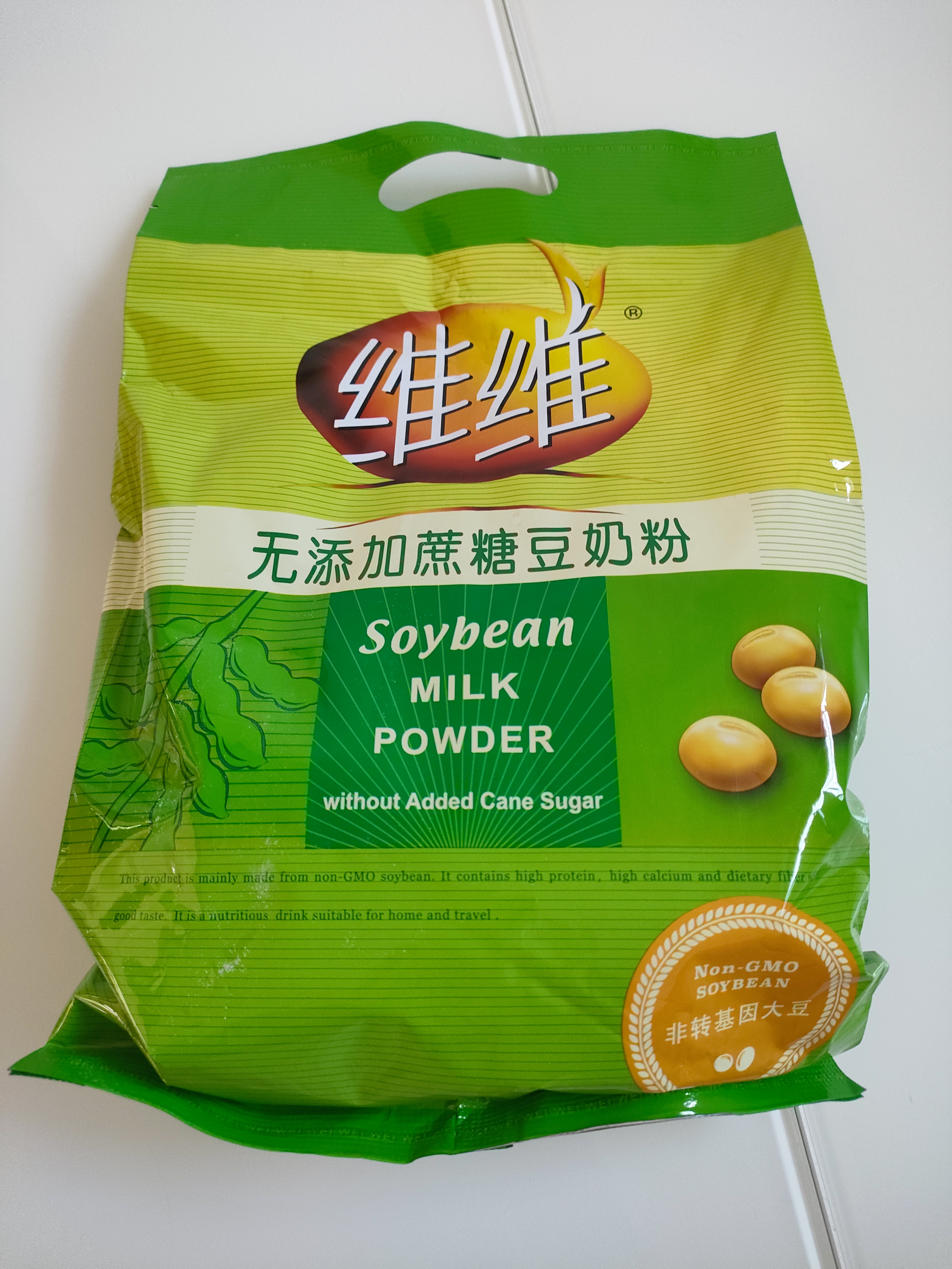 维维无添加蔗糖豆奶粉500g 非转基因大豆营养早餐冲饮代餐 速溶即食 实拍图
