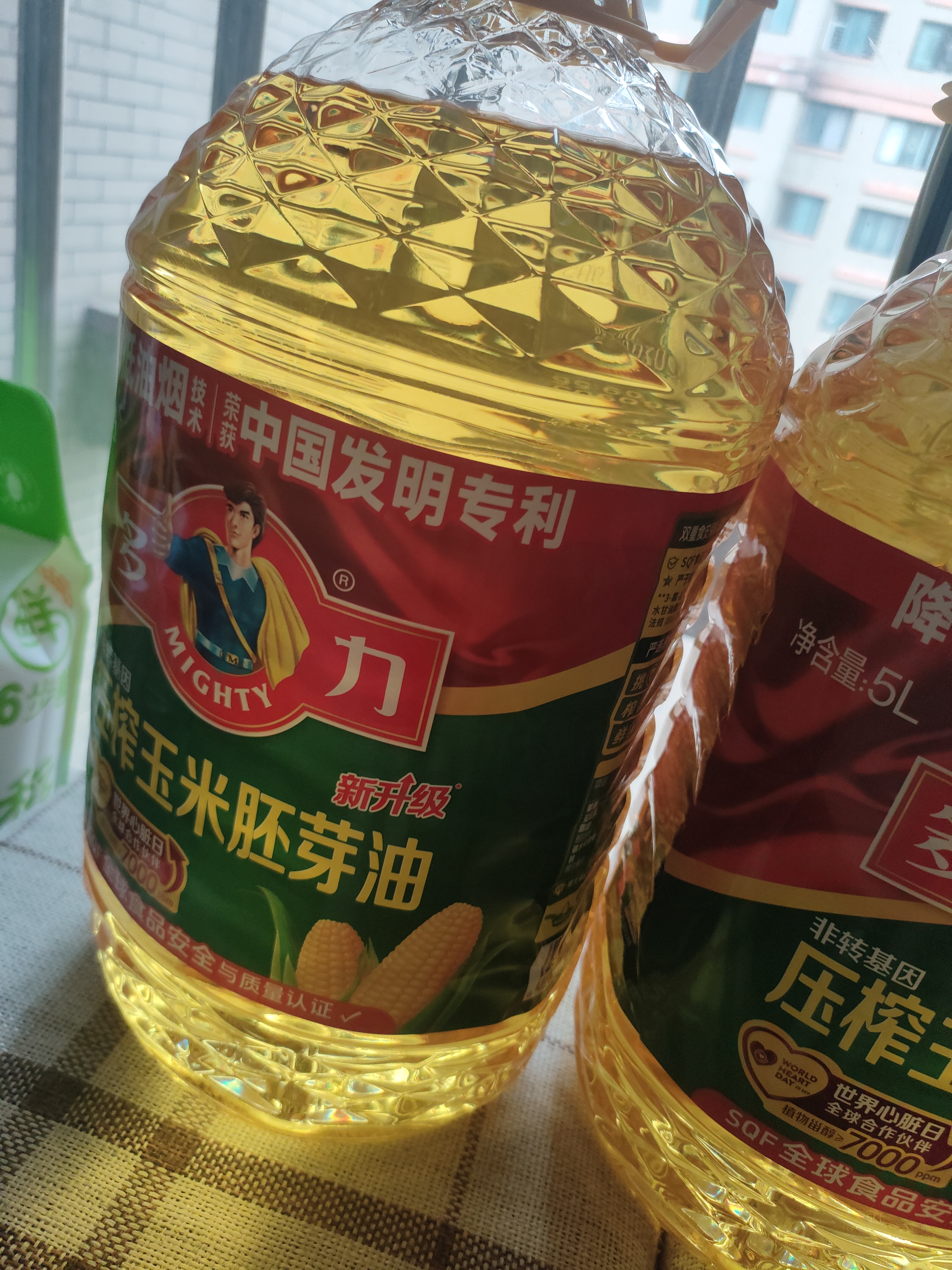 多力压榨玉米胚芽油5L 非转基因食用油中秋送礼企业团购 实拍图