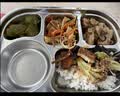 COOKSS饭盒304不锈钢餐盒上班族保温饭盒可微波炉5分格餐盘儿童宝宝 实拍图