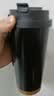 SZTAA保温杯咖啡杯316不锈钢陶瓷男女士吸管杯便携车载水杯茶杯伴手礼 黑色520ml咖啡杯 实拍图