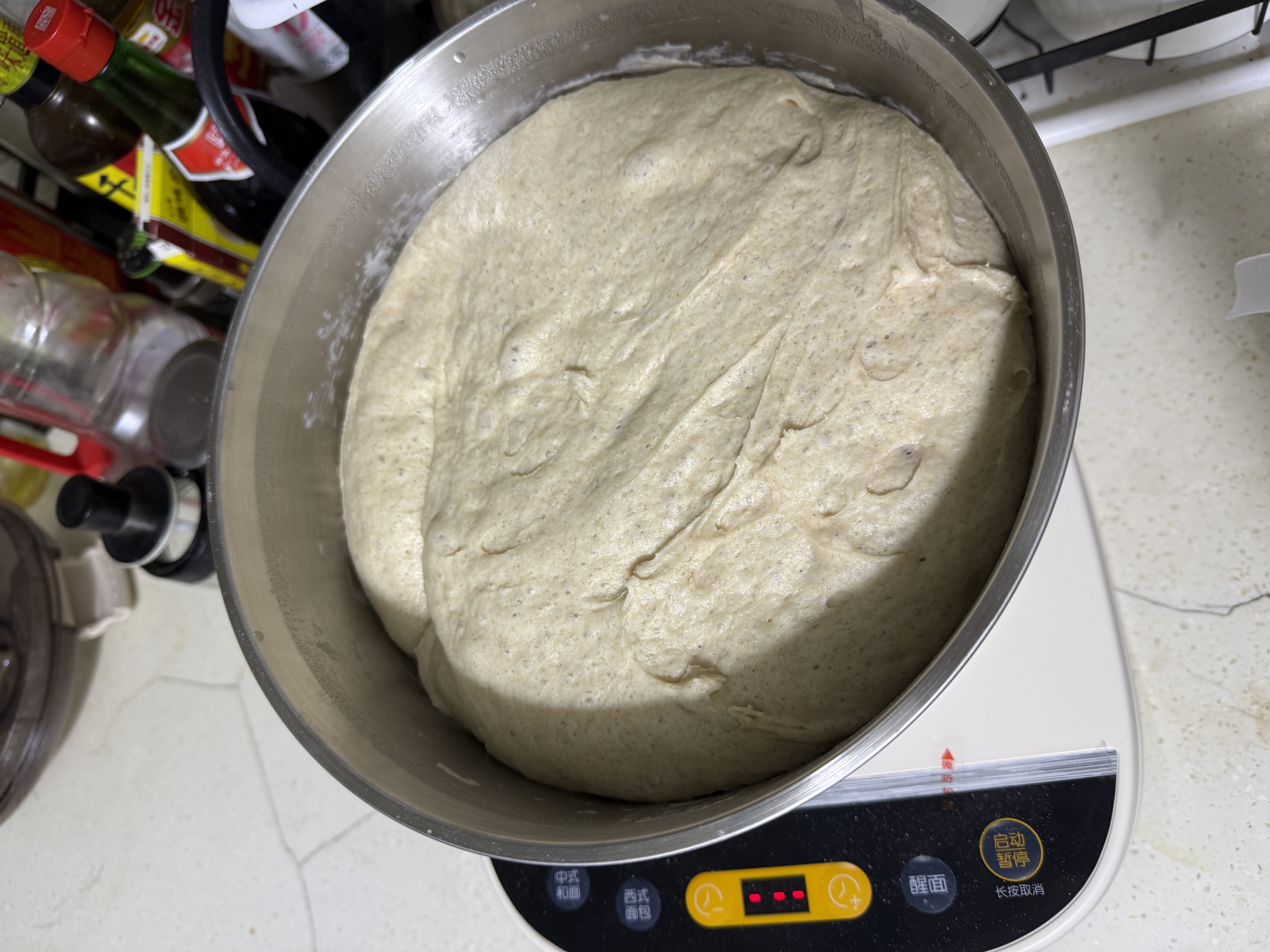 小熊（Bear）2026新款5L家用和面机 揉面机 厨师机 全自动多功能智能搅面机面包面粉发酵醒面打面一体HMJ-D50R6 实拍图