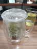 GLASSLOCK玻璃茶杯男女士专用茶水分离泡茶耐高温杯子过滤花茶杯500ml 实拍图