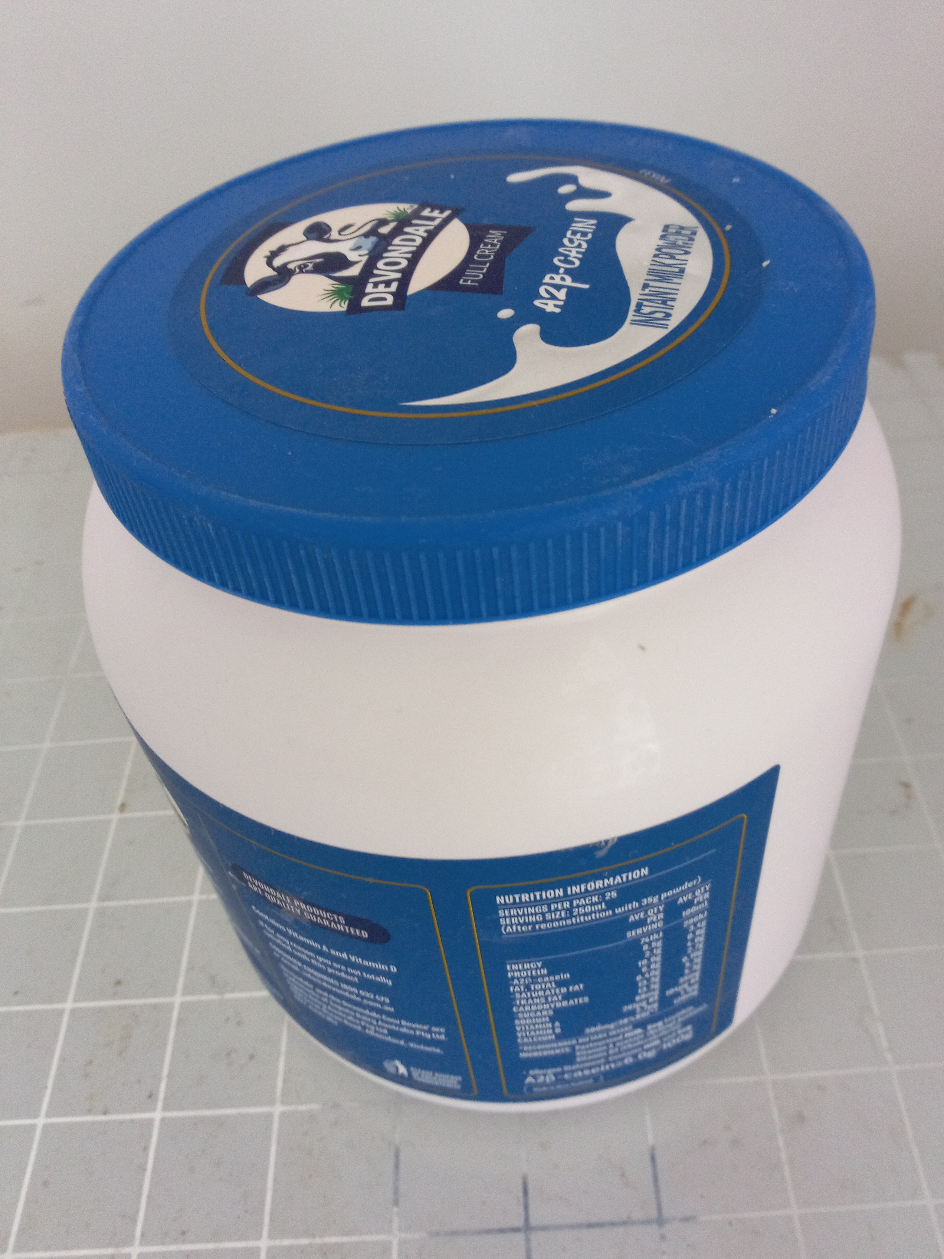 德运（Devondale）A2β-酪蛋白奶粉900g蓝罐胖子高钙儿童学生进口成人奶粉送礼 实拍图