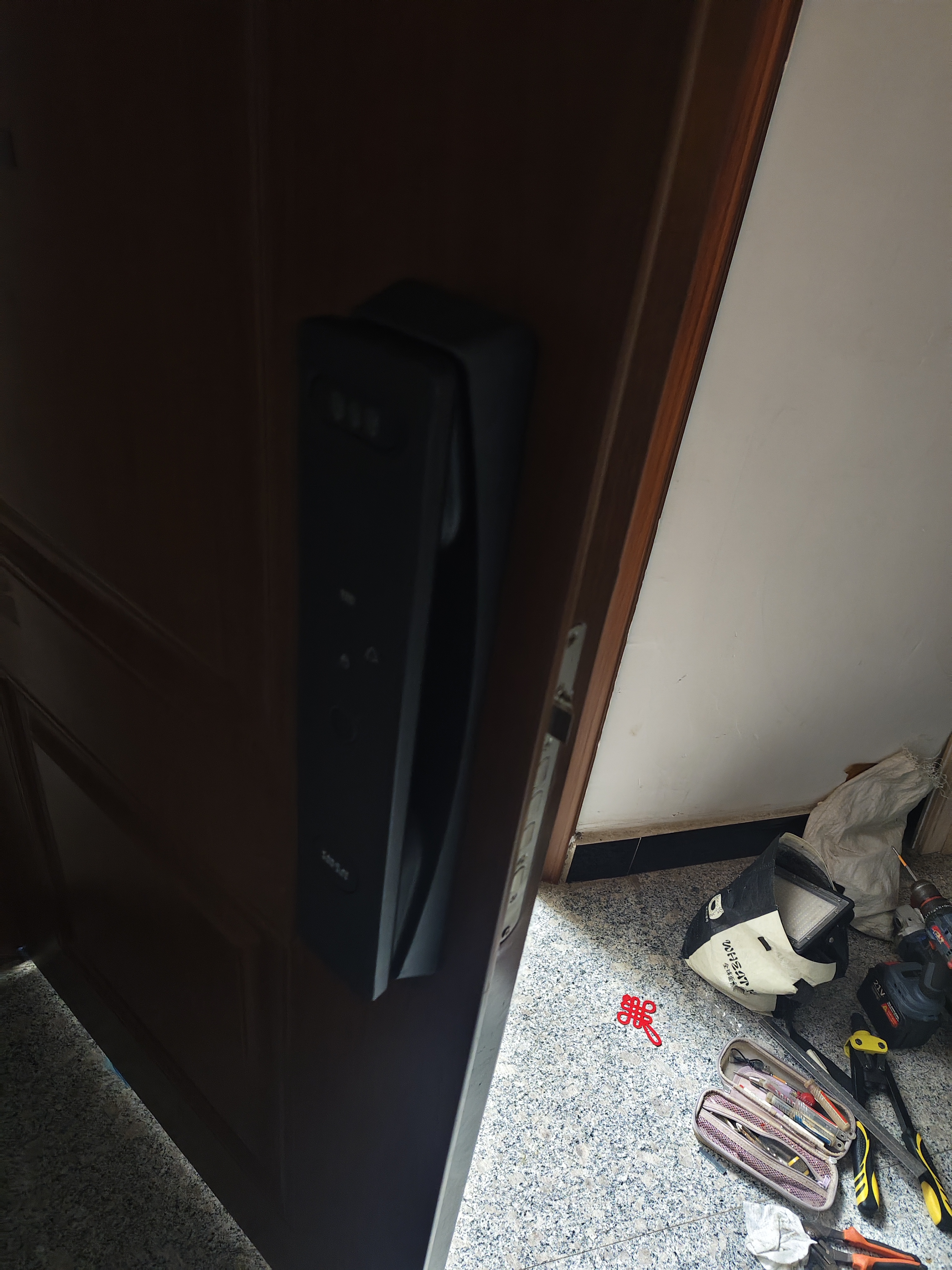 凯利莱（KAILAI）K9A智能门锁3D人脸识别猫眼大屏C级锁芯指纹锁密码锁入户门电子锁 实拍图