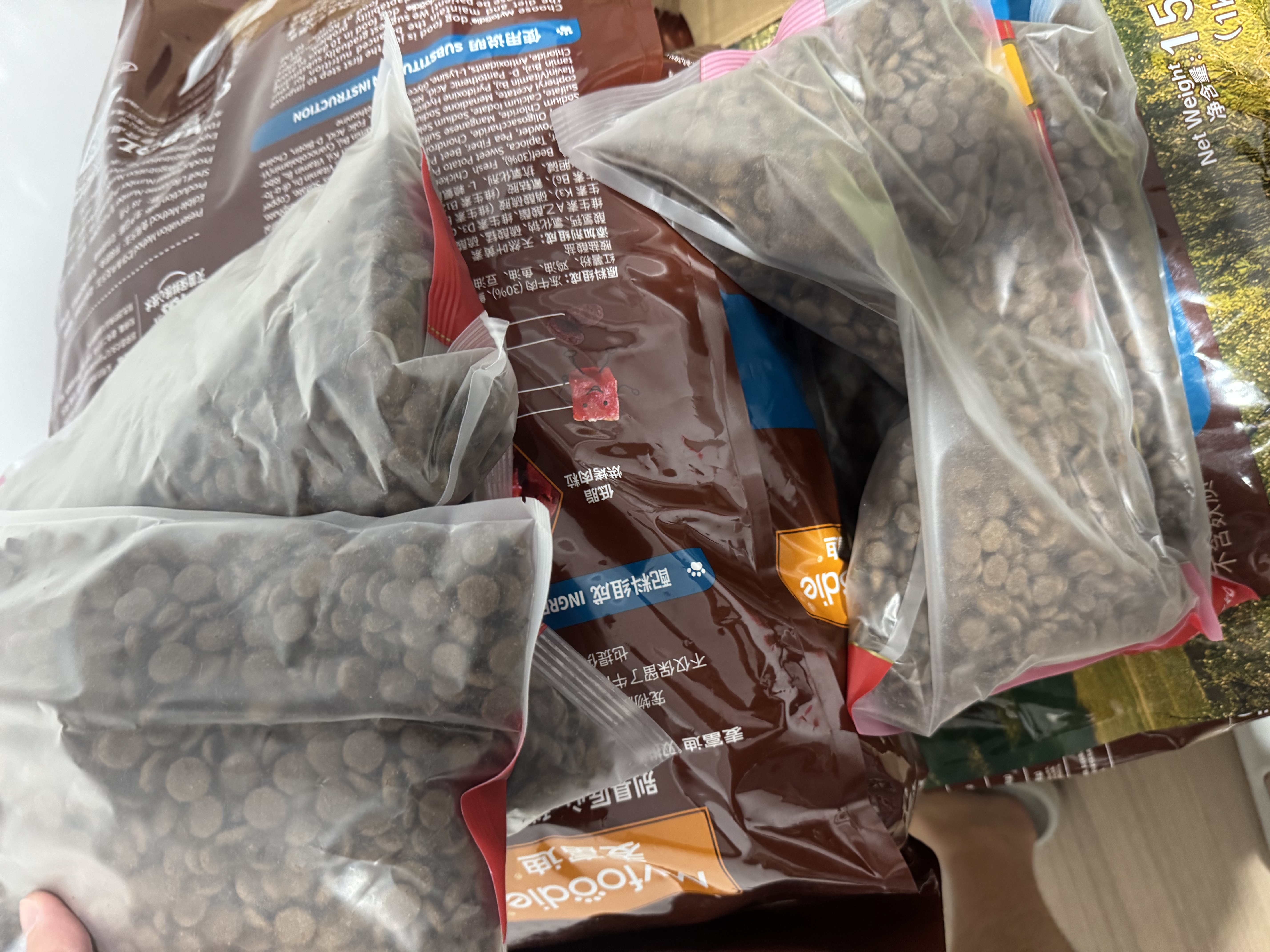 麦富迪狗粮 无谷牛肉双拼狗粮成犬中大型犬专用强健骨骼15kg/30斤 实拍图