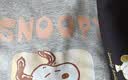 史努比（SNOOPY）童装儿童套装男女童卫衣卫裤2件套春装 灰格子+藏青太空 150 实拍图