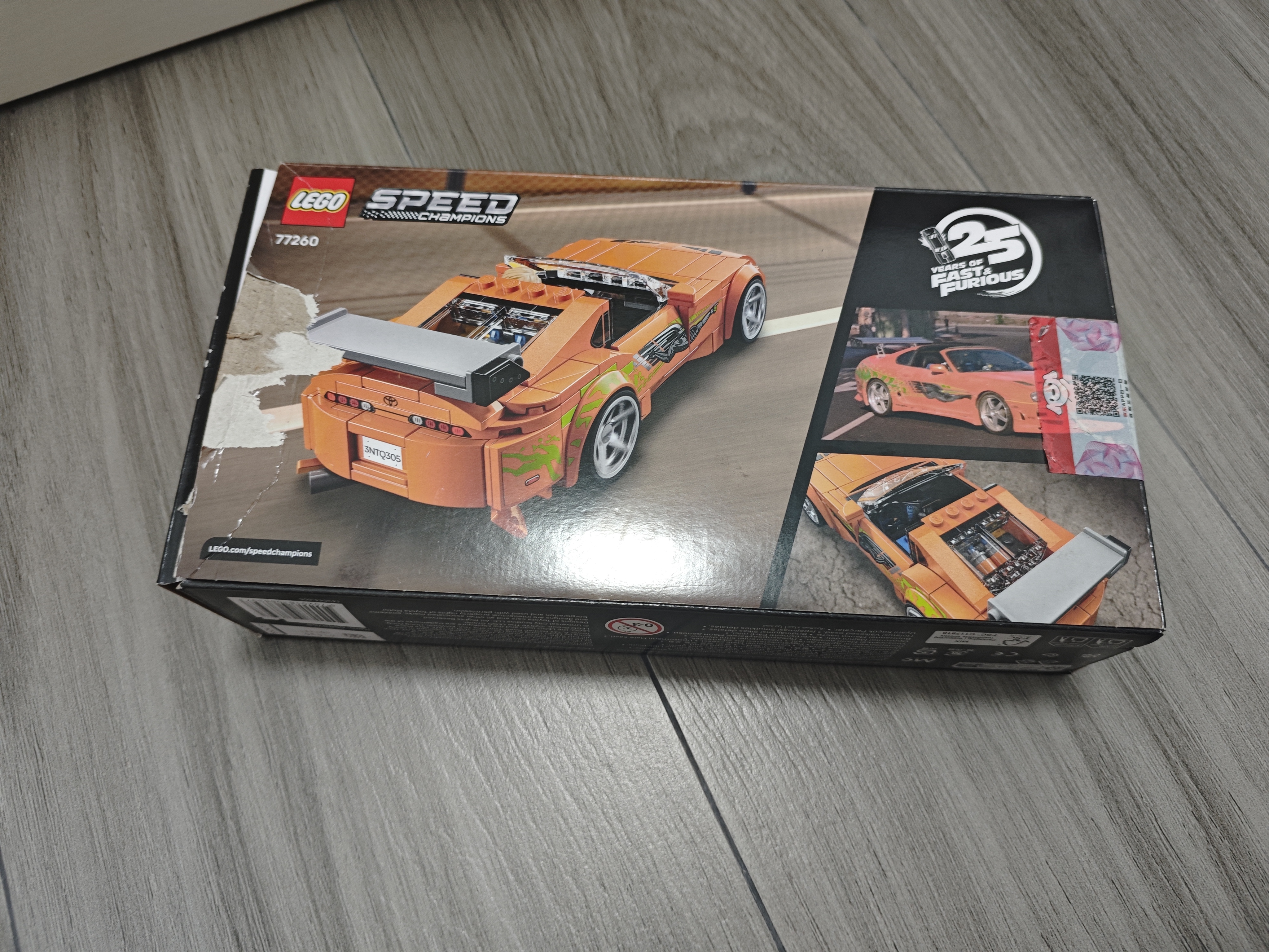 乐高（LEGO）积木赛车系列77260 丰田 Supra MK4男女孩儿童玩具生日礼物 实拍图