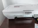 佳能（Canon）E478打印机复印扫描一体机家用无线手机连接打印彩色喷墨照片家庭作业卷子学生办公白色款A4 【E478 白】3in1无线家用 官方标配 实拍图