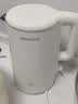 九阳（Joyoung）热水壶烧水壶电热水壶 双层壶体 有钛内胆 1.5L家用0胶水电水壶 K15FD-W123 实拍图