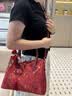 江问渔红色新娘结婚包包女国风云鹤手提包大容量喜婆婆婚宴包送妈妈礼物 吉祥云鹤红【送丝巾+挂饰】 非遗宋锦系列-送妈妈送老婆暖心礼物 实拍图