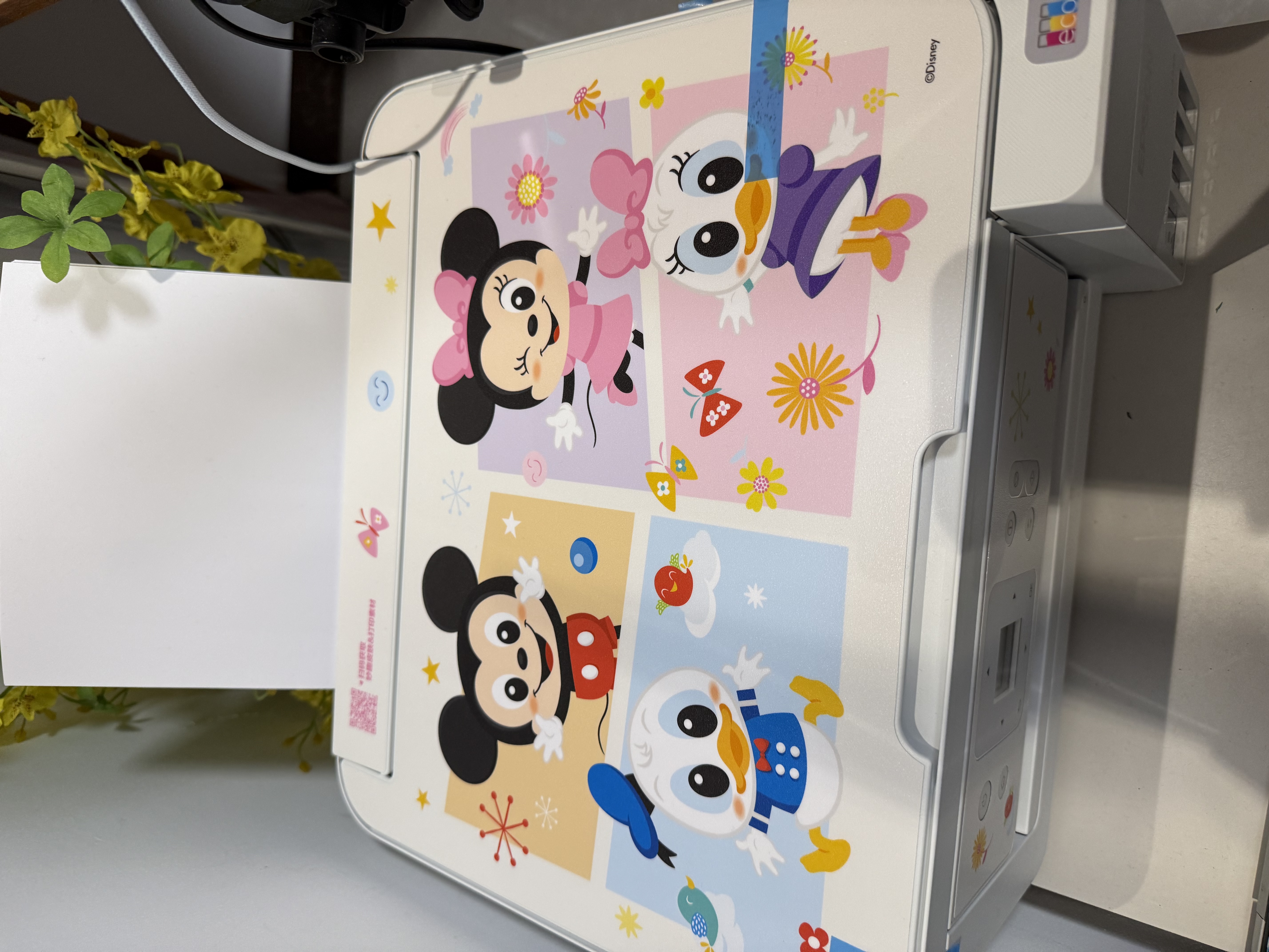 爱普生（EPSON）【6代新品】L4356墨仓式彩色无线AI学习打印机一体机家用办公  L4266升级版[自动双面 液晶屏 白] 实拍图