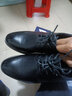 奥康官方男鞋 圆头系带英伦商务正装皮鞋真皮舒适德比鞋大码工作鞋 黑色 1243111090 37 235mm 实拍图
