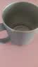 洁比世304不锈钢漱口杯情侣高端刷牙杯抗菌牙刷杯牙缸洗漱杯灰色单个装 实拍图