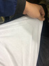 啄木鸟长袖polo衫T恤男士春夏季翻领修身上衣服青年内搭打底衫秋衣男装 白色 XL 实拍图