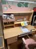 龙承匠人儿童学习桌椅套装J120实木可升降写字书桌中小学生6-18岁课桌椅子 【升级稀土抑轴灯】1.2米实木桌+吊柜+追背椅粉 赠学习大礼包 实拍图