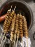 华田禾邦 烤面筋串 800g 20串 竹签手工大面筋串 烧烤食材伴侣夜宵早餐 实拍图