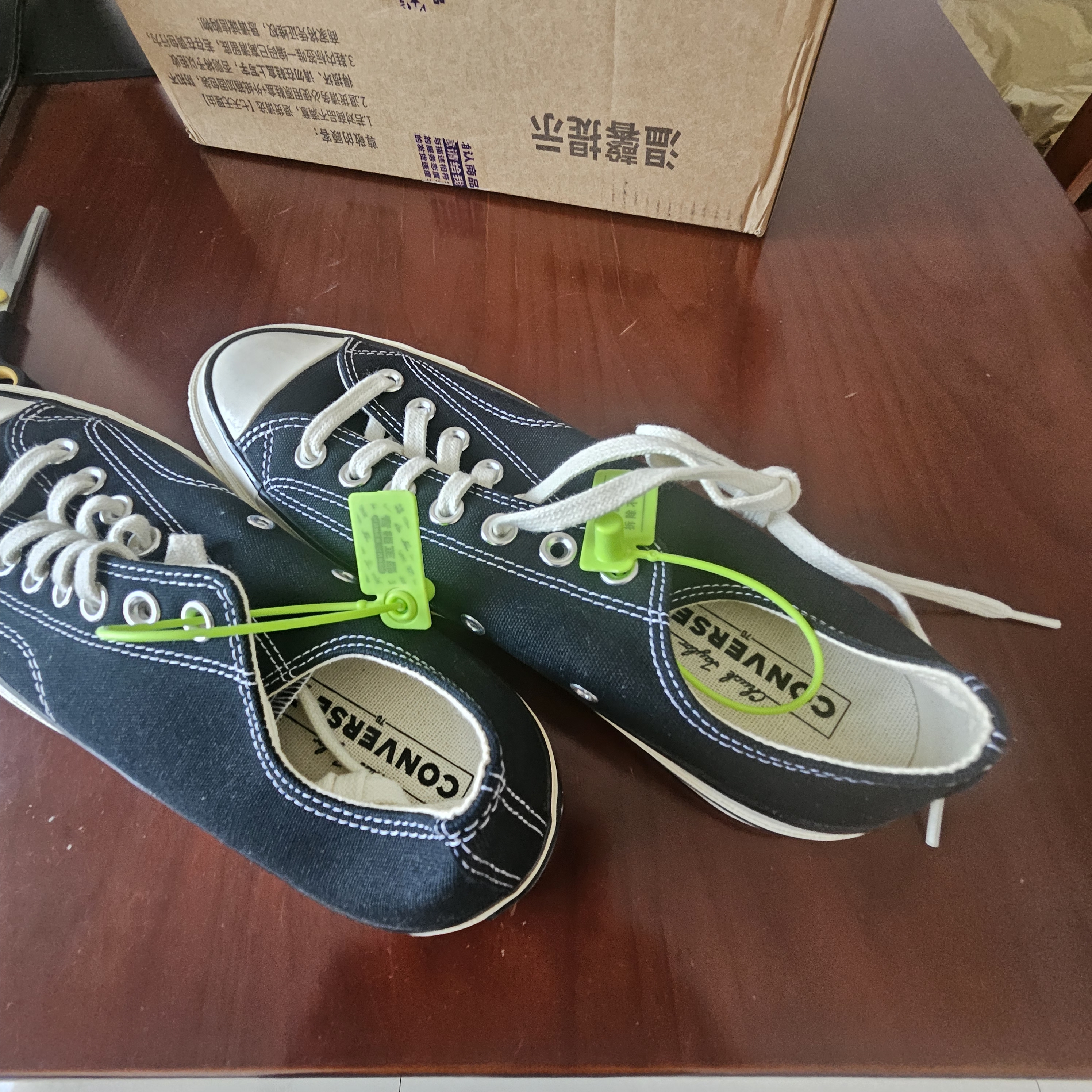 匡威（Converse）1970S男鞋女鞋帆布鞋季情侣经典低帮休闲鞋运动鞋多巴胺板鞋 黑色低帮162058C 42 实拍图