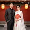 杰逊斯西服套装男韩版修身商务正装男士休闲西装外套新郎结婚礼服三件套 深灰色（西装+裤子） XL （建议125-140斤） 实拍图