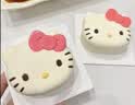 达瑞品尚Hello Kitty慕斯小蛋糕三丽鸥kt猫生日礼物儿童甜品冰淇淋口感70g 实拍图