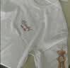 真维斯（Jeanswest）纯棉短袖女夏季2026新款休闲百搭半袖体恤衫女士潮流t恤女上衣服 米色 带帽小熊_K-带帽小熊袖_K XL 实拍图