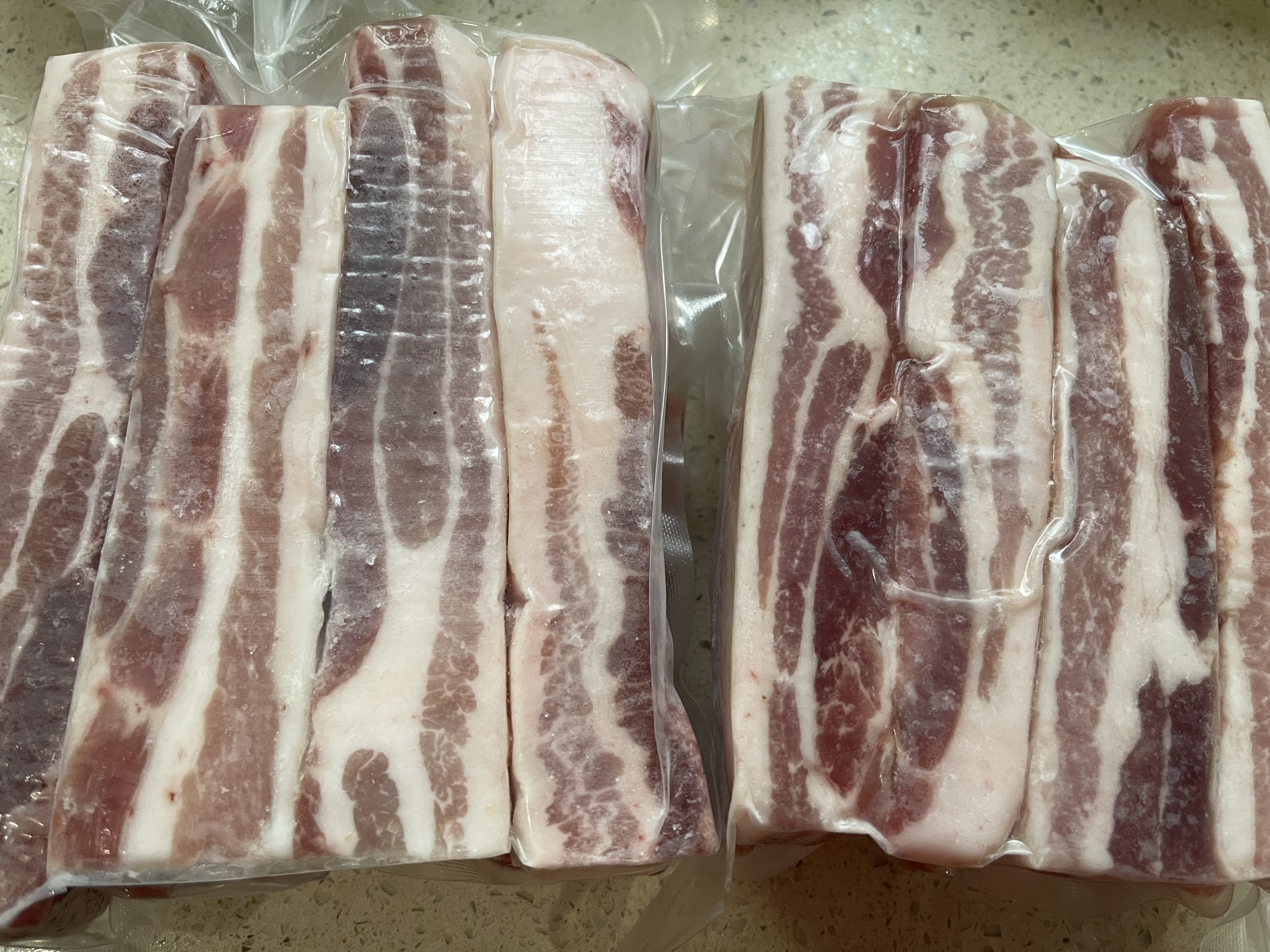 得利斯 黑猪去皮五花肉净重2斤  猪肉生鲜 黑猪肉 五花肉 烤肉烧烤 实拍图