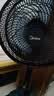 美的（Midea）【超级单品】七叶轻音立式电风扇家用柔风落地扇台式桌面小型风扇大风量节能摇头宿舍电扇 SAF30AB 实拍图
