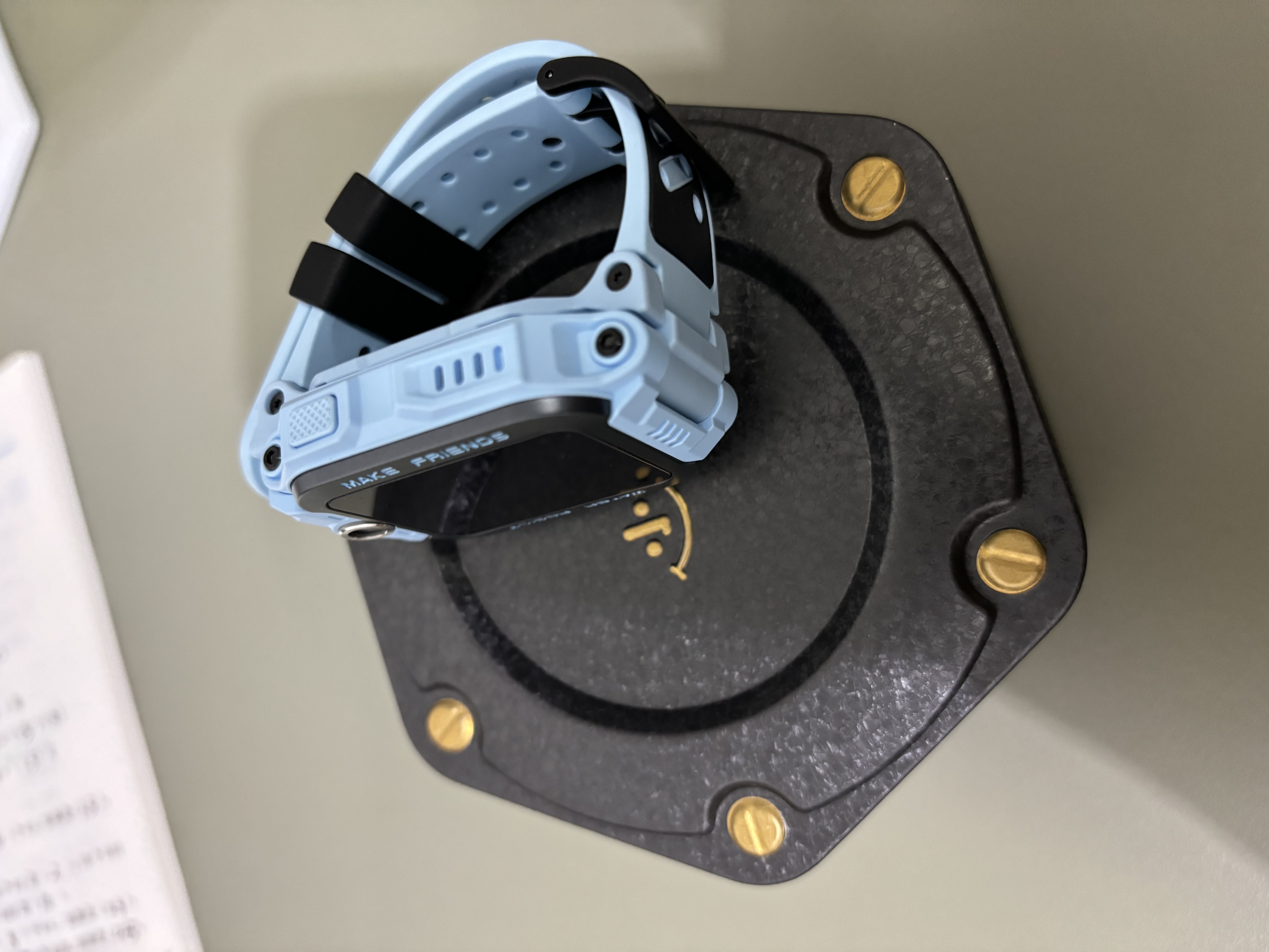 小天才电话手表Z6S天镜蓝翻转双摄运动轨迹高性价比GPS定位高清视频通话智能手表学生拍照男女表 实拍图