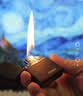 ZIPPO打火机之宝防风煤油黑裂漆-经典商标 生日礼物送男友 含油礼盒 实拍图