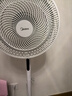 美的（Midea）【飓风节能】七叶柔风立式电风扇/家用轻音落地扇/台式小型风扇/大风力遥控定时摇头风扇 SAH35BSJ 实拍图