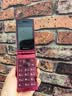 飞利浦（PHILIPS）V13P 海棠红 翻盖老人手机 移动联通电信4G全网通 双卡双待老年人手机大字大声音备用智能学生手机 实拍图