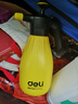 得力（deli）浇花喷壶喷雾器园艺喷水壶洗车酒精消毒气压式2L 黄色 实拍图