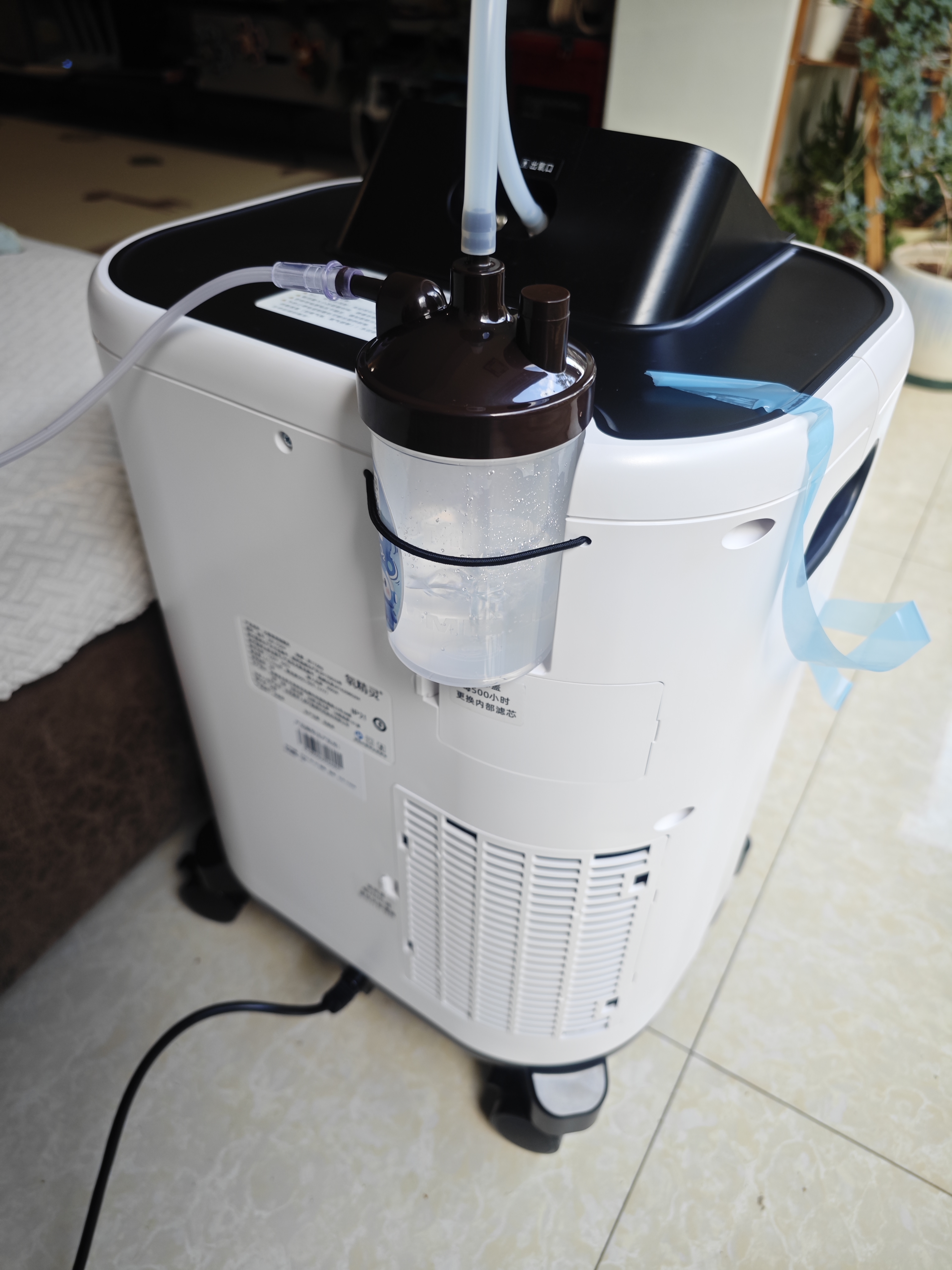 氧精灵5L升制氧机静音省电家用吸氧机老人医用级氧气机变频雾化国家补贴 实拍图
