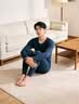 红豆内衣男7A抑菌升级秋衣秋裤纯棉套装圆领薄款打底保暖内衣 实拍图
