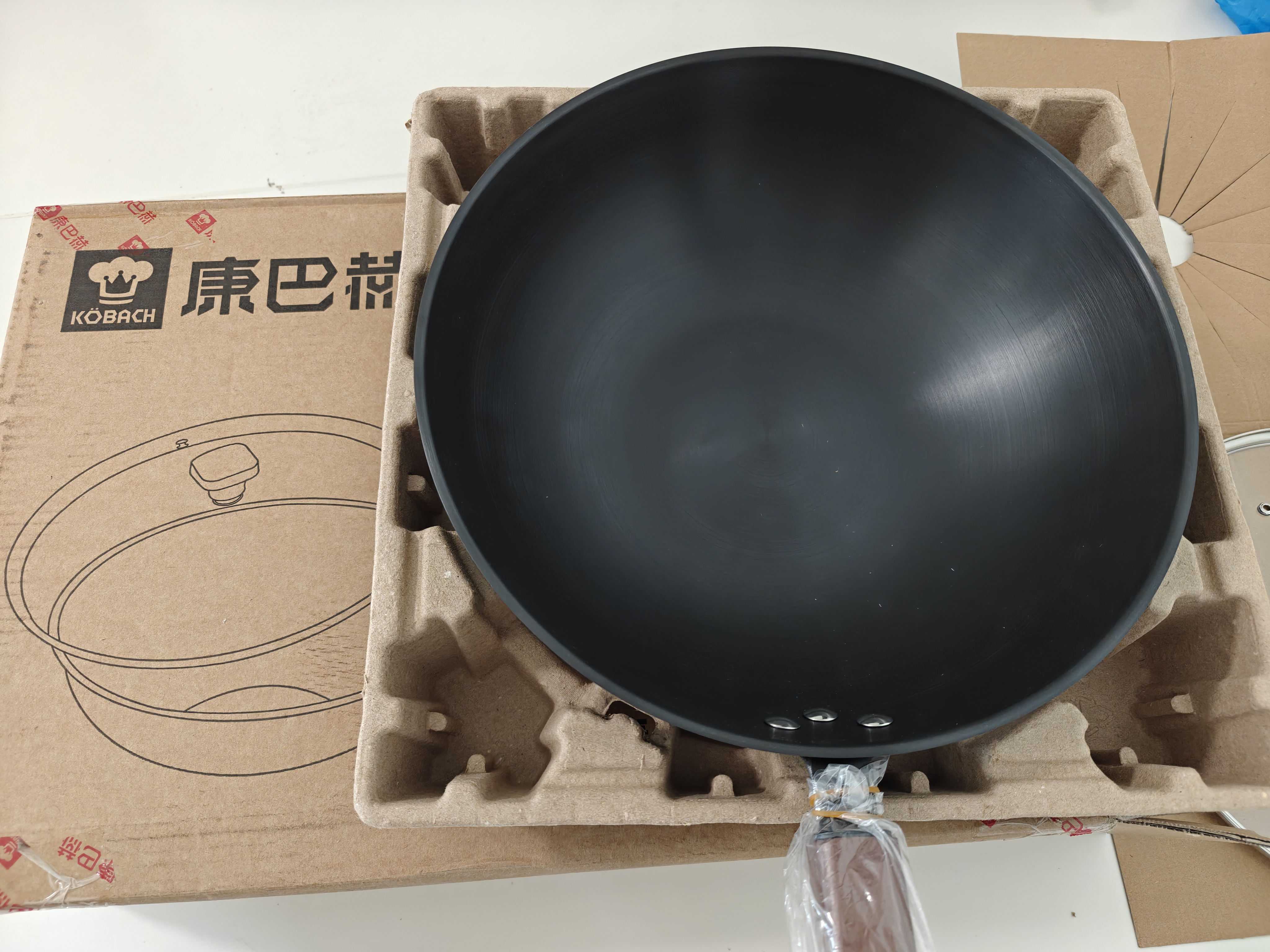 康巴赫铁锅无涂层炒锅家用深氮防锈精铁平底炒菜锅不粘电磁炉燃气灶专用 【已开锅丨真不锈】深氮防锈精铁锅 32cm 健康0涂层丨越用越不粘丨电磁炉燃气灶通用 实拍图