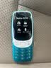 诺基亚（NOKIA）3210 4G 移动联通电信广电全网通 2.4英寸双卡双待 直板按键学生功能机备用手机 蓝色 实拍图