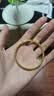 六福珠宝一生一世黄金手镯碎碎冰光影金足金结婚礼物 计价 56mm-约13.14克 实拍图