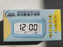 康巴丝（Compas）电子闹钟夜光智能语音报时起床神器闹铃强力叫醒儿童学生床头钟开学必备 2139 蓝色 儿童节礼物 实拍图