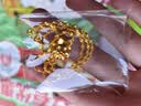 越南沙金项链女色正品仿真锁骨链久不掉色镀金吊坠首饰 水波链+小花（送戒指耳钉） 实拍图