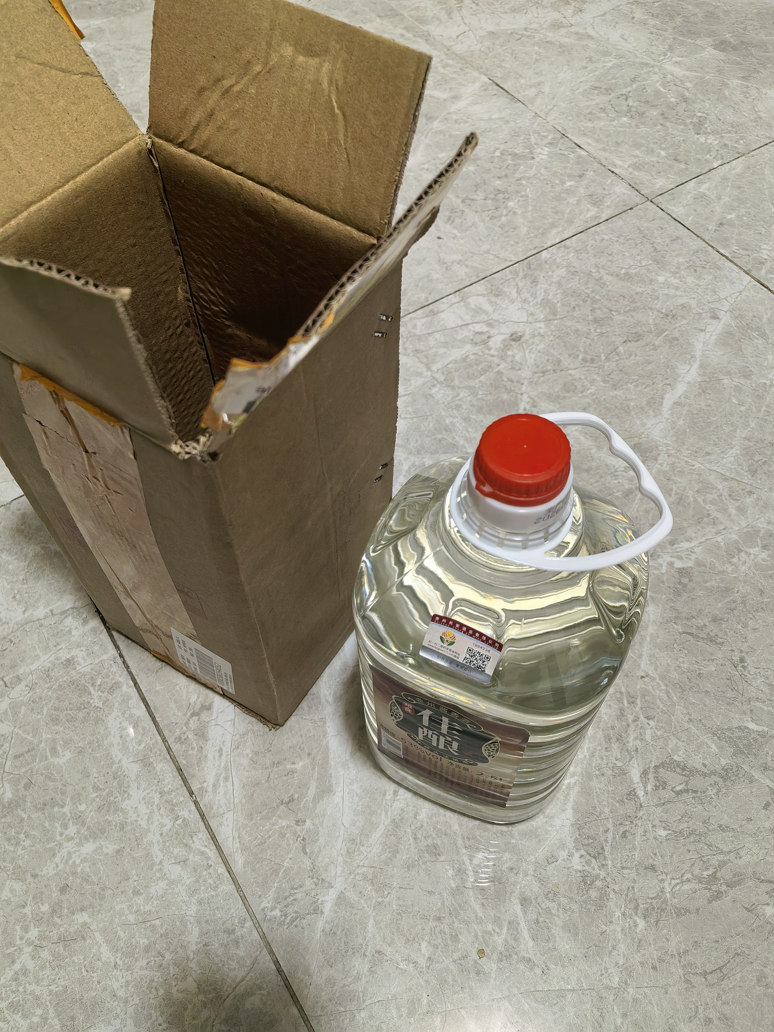 魏酒师贵州醇柔酱香型白酒53度粮食高粱桶装泡酒2500ml【纯粮佳酿】 实拍图