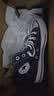 匡威（Converse）All Star经典帆布男女高帮休闲运动鞋黑色1Z588 102307/海军蓝 38 实拍图