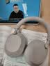 索尼（SONY）WH-1000XM5 头戴式无线蓝牙降噪耳机 AI智能降噪 1000XM4升级款 网课游戏礼物送男女友学生 铂金银 WH-1000XM5 实拍图