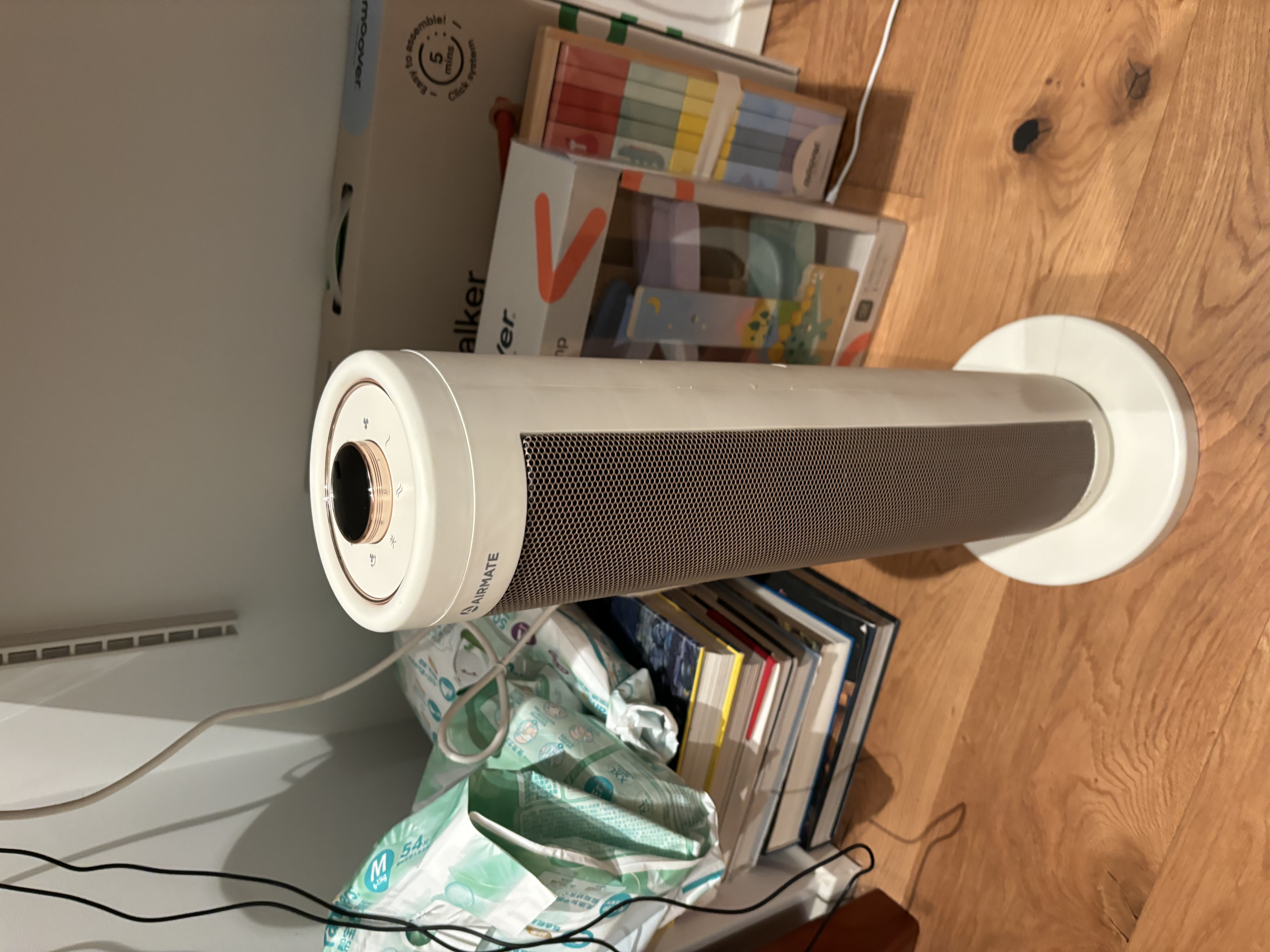 艾美特（AIRMATE）【超级单品】暖风机/石墨烯取暖器/电暖器/电热取暖器 家用全屋升温电暖气小型小太阳热风机 K72 实拍图