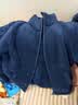 京东京造【10A抗菌】抗静电珊瑚绒睡衣男士睡衣保暖家居服情侣套装藏青XL 实拍图