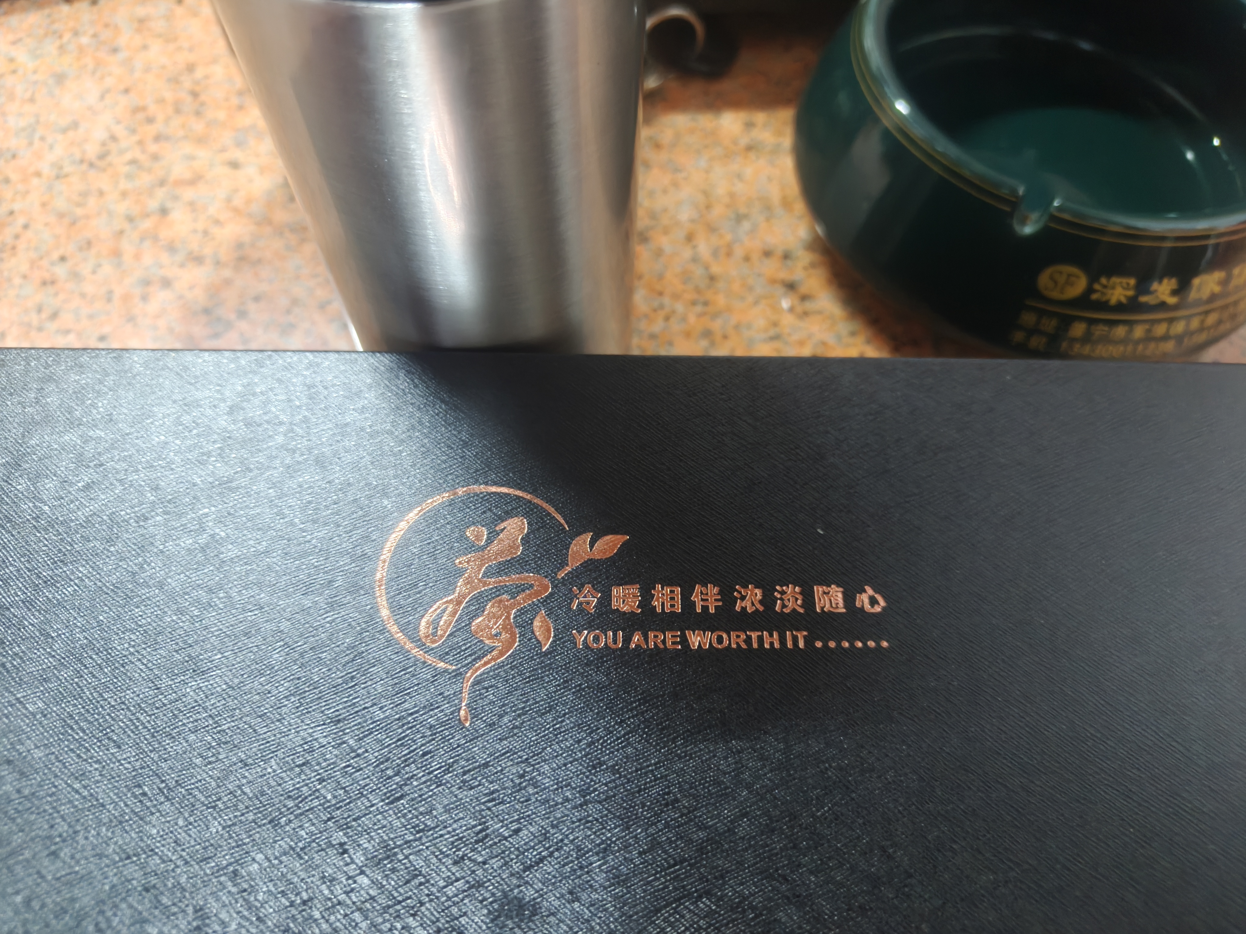 天屿保温杯男士2026新款食品级316不锈钢茶水分离泡茶杯一键开盖水杯 实拍图