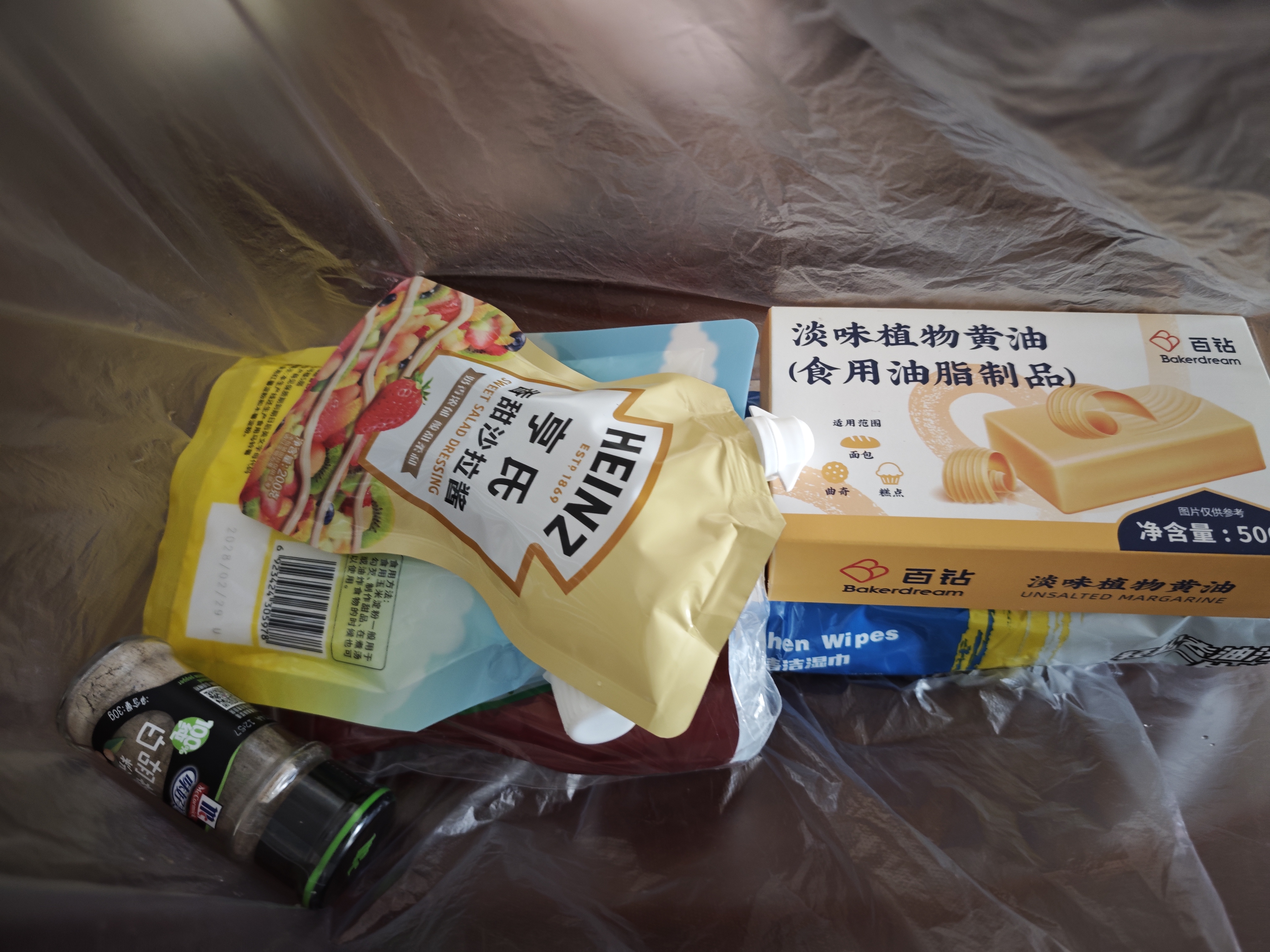 亨氏（Heinz）沙拉酱 香甜沙拉酱 蔬菜水果沙拉寿司酱 200g袋装 实拍图