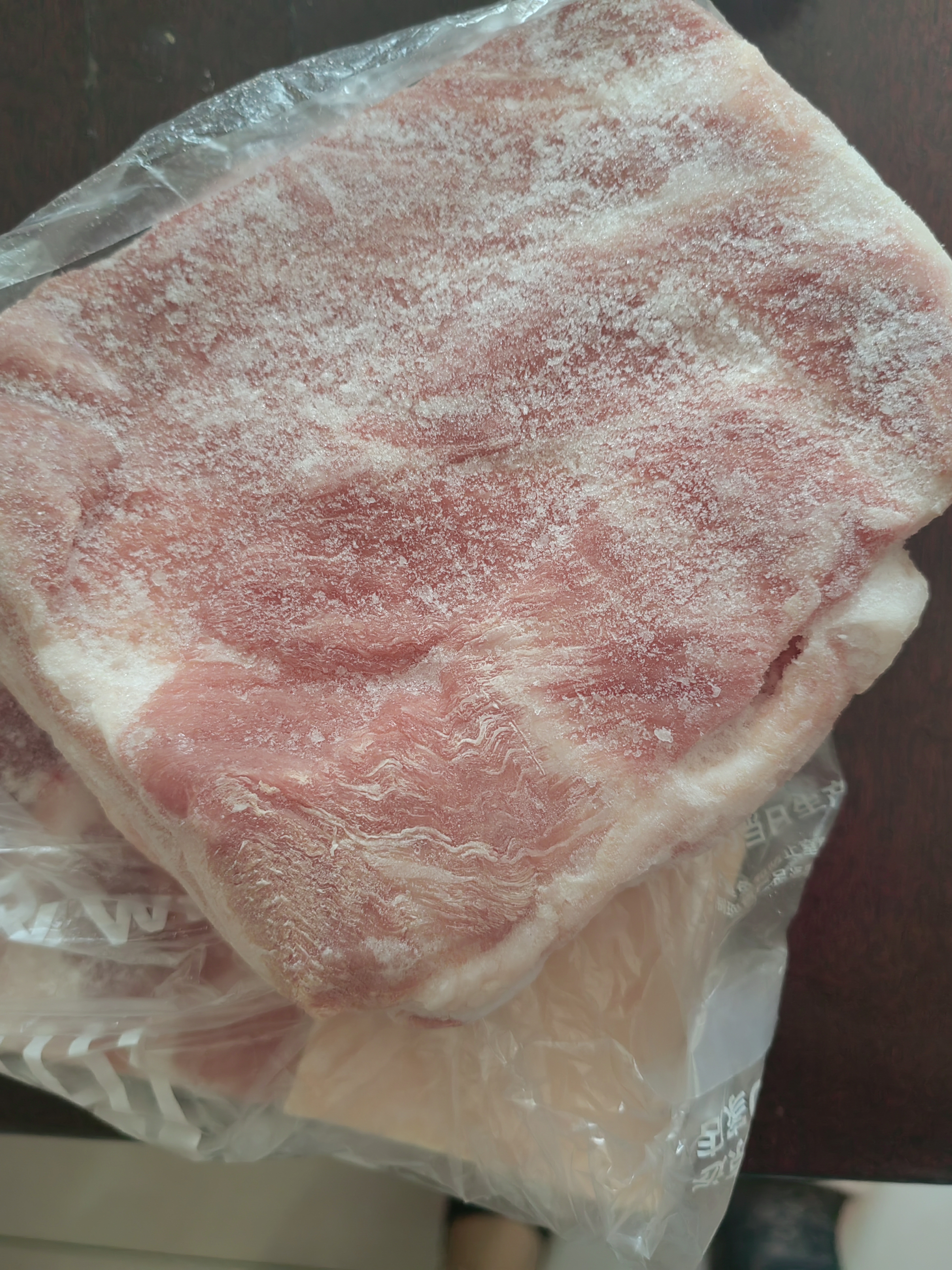 双汇精品猪五花肉净重4斤（1斤*4小包）冷冻带皮大五花肉烧烤食材生鲜 实拍图