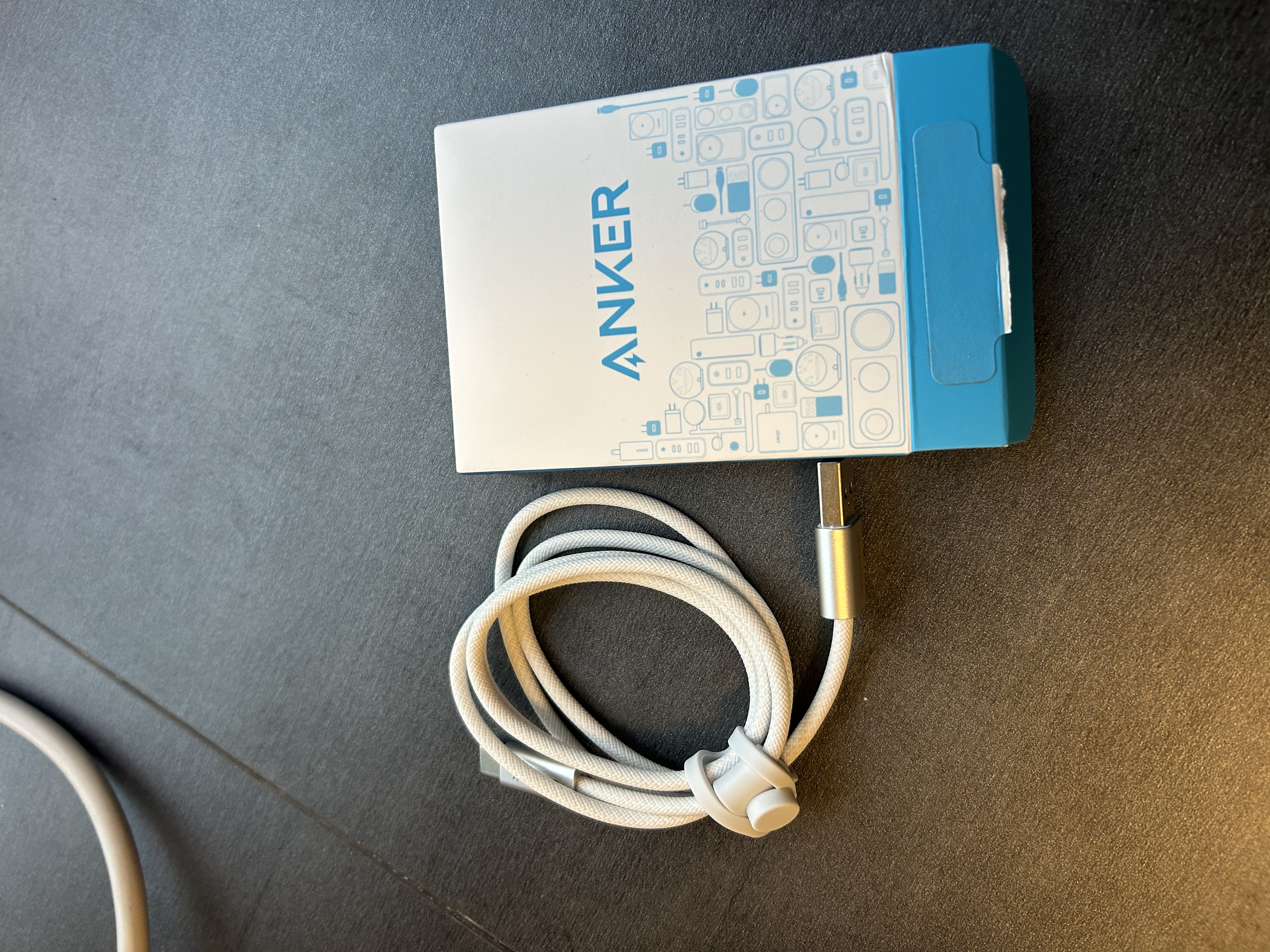 ANKER安克6A数据线100W快充华为荣耀兼容iPhone18平板小米USB转Type-C快充线支持车载Carplay抗脏线1m白 实拍图
