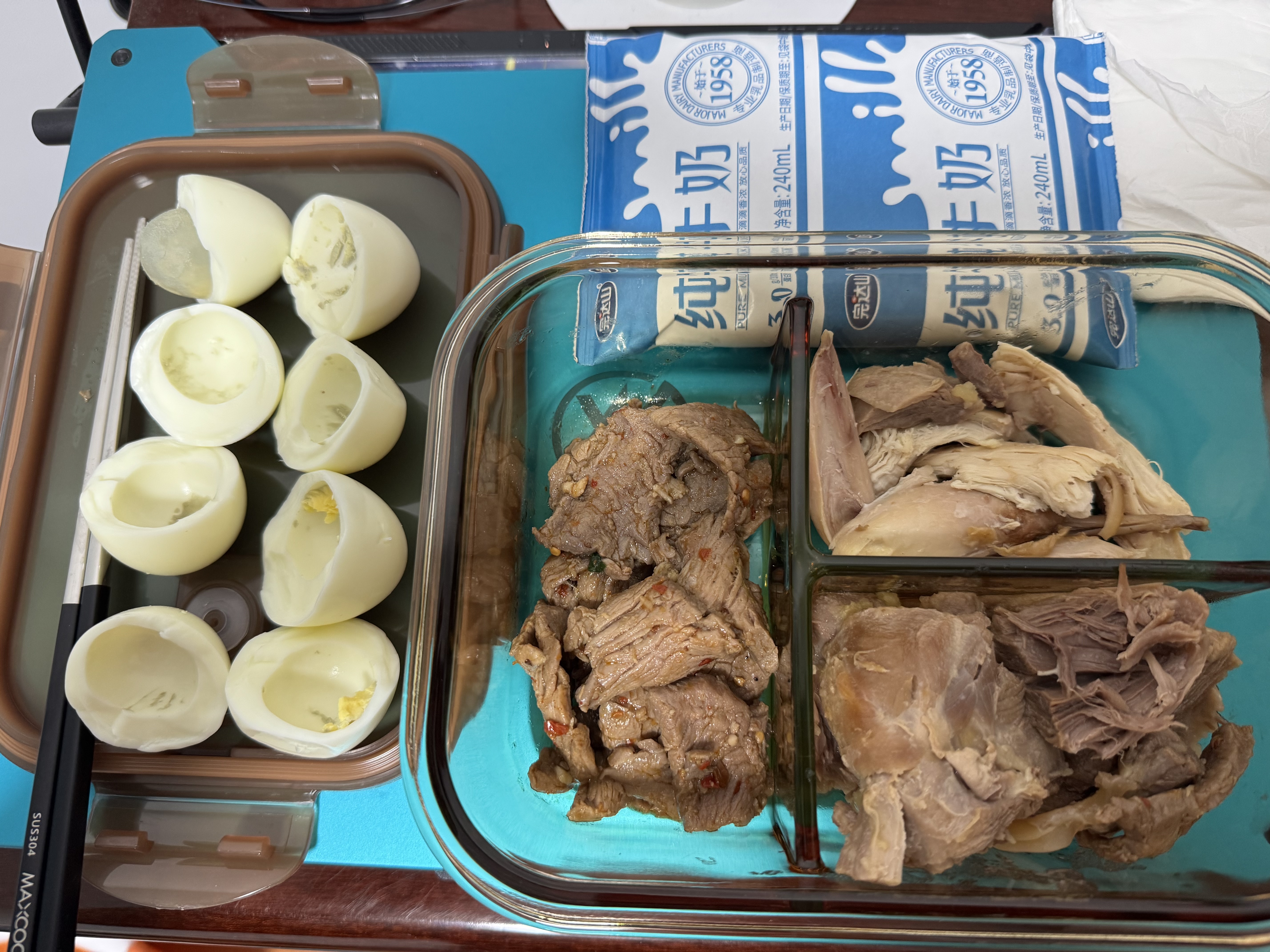 希乐扣玻璃饭盒上班族带饭 微波炉可加热餐盒保鲜盒 带餐包 实拍图